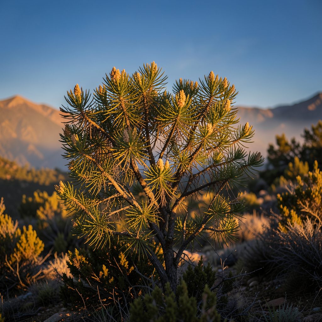 Banksia spinulosa flower spike with golden and dark red bristled florets
